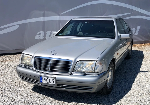 Mercedes-Benz Klasa S cena 159999 przebieg: 38120, rok produkcji 1996 z Poręba małe 407